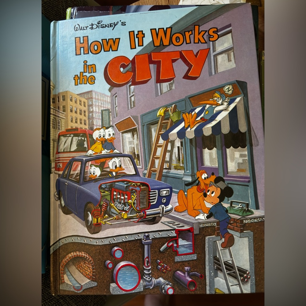 Vintage Disney’s “HOW IT WORKS IN THE CITY “ storybook